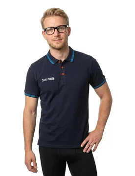 Polo à Manches Courtes Essential Navy / Light Blue L