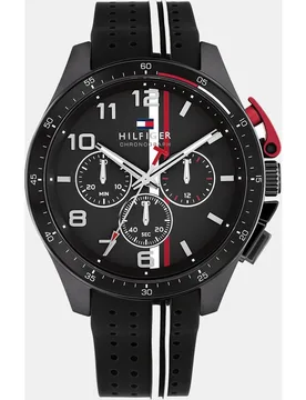 Reloj de hombre Bank 1792168 cronógrafo de silicona - Tommy Hilfiger - FashionsVida