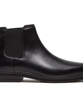 Stivali Stormbucks Mid Chelsea Black Full Grain EU 45