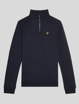 Boys' 1/4 Zip Jumper in Dark Navy - Lyle & Scott - FashionsVida