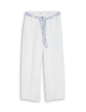 Culotte linen pants female