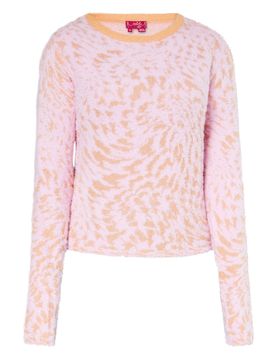 Swirly Jersey naranja claro / rosa