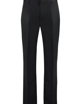 OFF-WHITE OW Embroidered Wool Pants