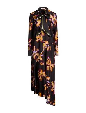 Vestido midi Mujer Negro 34 Mujer