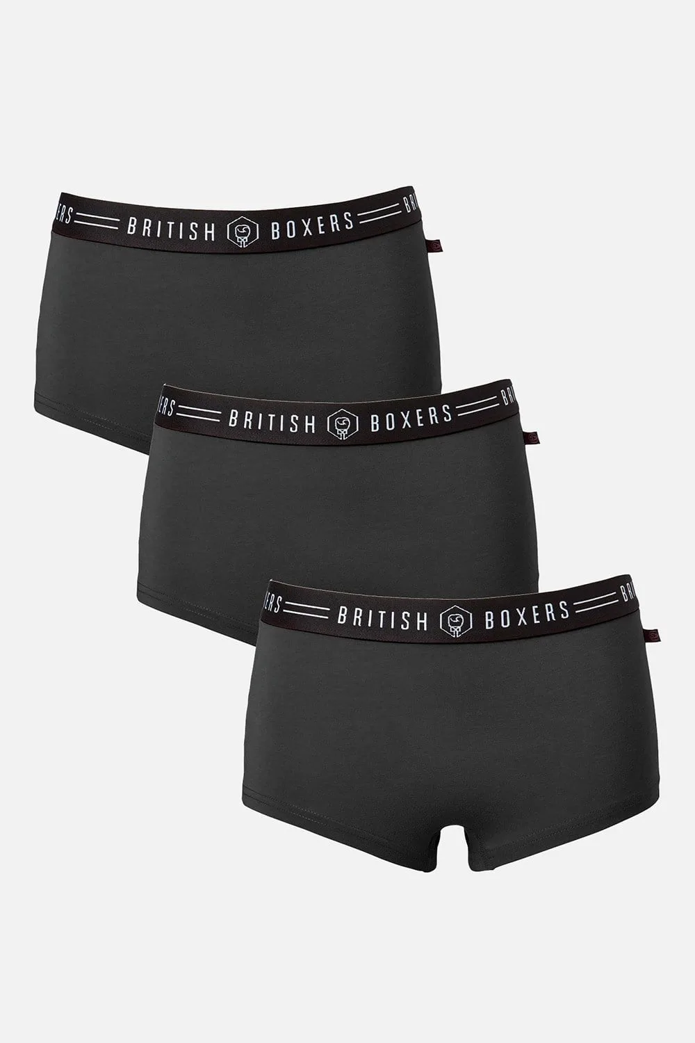 Womens 3-Pack Hipster Briefs - - Size: M - British Boxers - FashionsVida