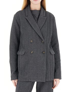 Blazer doppiopetto GRIGIO SCURO L