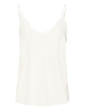 Cream Top 'Anna' blanco