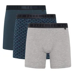 Pack Mens Soft Breathable Cotton Boxer Brief Underwear - Green - Size Medium