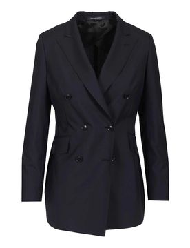 Blazer Doppiopetto In Lana
