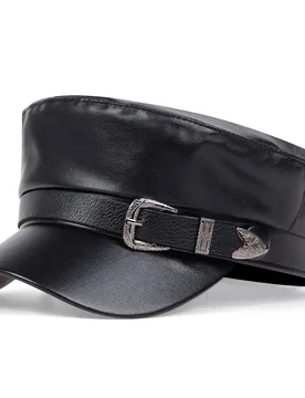 Gorra tipo panadero con decoración de cinturón para Halloween - Shein - FashionsVida