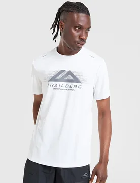 Movement T-Shirt - Herren, Weiss - male - Size: L - Trailberg - FashionsVida