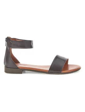 Sandali marroni con fascia e zip sul retro 225495 39 - PITTARELLO LOOK - FashionsVida