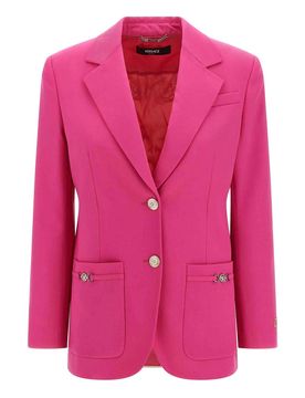 Versace Blazer di barocco subacqueo