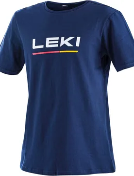 Logo camiseta montaña manga corta mujer Marino - LEKI - FashionsVida