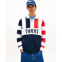Polo de hombre tipo rugby relaxed fit de