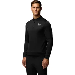 Layer Classic 1/4 Zip, schwarz xxl