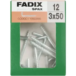 Alcayata Roscada Cinc Ø3 x 50 mm - Caja 12 Uds