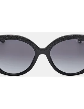 Gafa de sol de mujer redonda en inyectado con lente degradada - Guess - FashionsVida