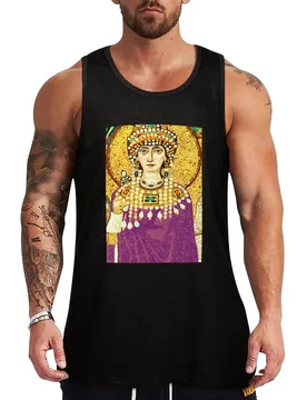 Empress Theodora Mosaic Tank Top Soft Casual Tank Top Loose Sleeveless Everyday Shirt - Aliexpress - FashionsVida