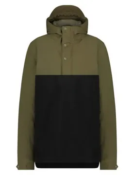 Giacca Winter Rain Black / Army Green