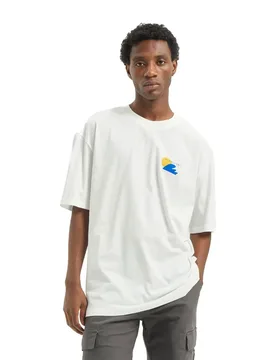 T-shirt à Manches Courtes Ecosystem White 2XL - Hydroponic - FashionsVida