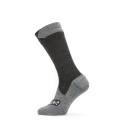 WP All Weather Mid Socke Schwarz/Grau 36-38