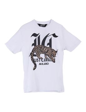 Just Cavalli Tshirt Logo Leopardo