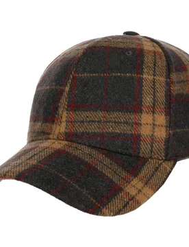 Classic New Check Cap by - grey - Female - Size: One Size - Lipodo - FashionsVida