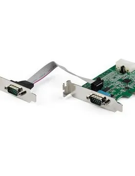 Carte D´extension Pcie Pci-e 2 Ports Rs232 Green / Black / Silver One Size unisex