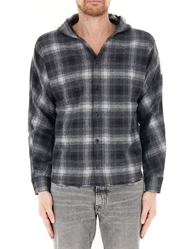 Camicia a quadri GRIGIO M