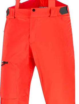 Pantalon ski en PrimaLoft® - Brilliant Pant M Cherry Tomato - Taille XS - Rouge - Salomon - FashionsVida
