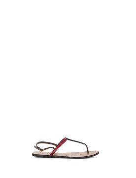 MANEBI' Sandali in pelle ROSSO 40