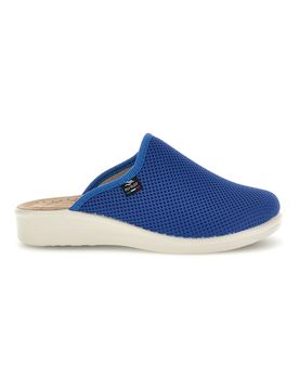 Ciabatte blu con sottopiede in vera pelle antiscivolo 90830368FE 41