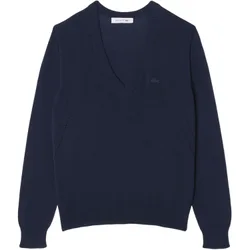 LACOSTE Pullover V Neck, navy 36
