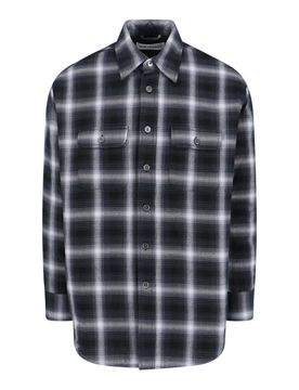 Men's 100% Cotton Shadow Check Shirt