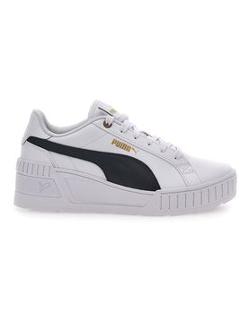 Sneakers Bianche e Nere Con Platform Karmen Wedge 38