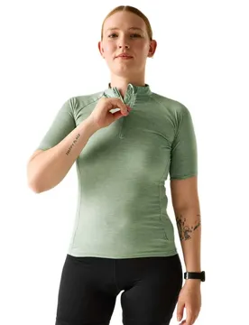 Maglia A Maniche Corte Pedal To Glacier Green