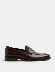 JAEGER Leather Loafers Brown male