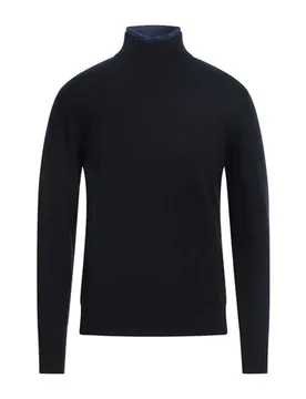 Rollkragenpullover Herren Nachtblau S Herren - Paolo Pecora - FashionsVida