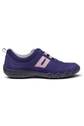 Leanne II Women's Wide Fit Nubuck Trainer - - Size: 6.5