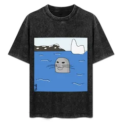Smudge the seal - Part 2 T-Shirt Lightweight Basic Short Sleeve Shirt