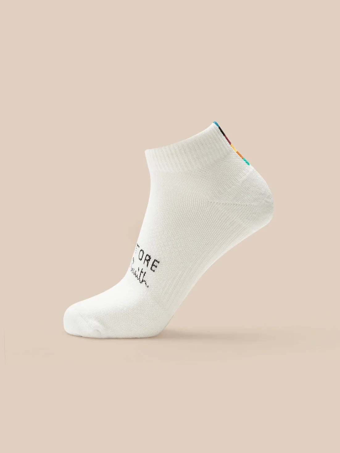 Unisex x Paul Smith 2 Pack Technical Ankle Socks - Off White OFF WHITE 12-14 unisex - Castore - FashionsVida