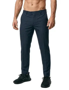 Pantaloni Eleganti Neil 16098183 Slim Fit Dark Navy / Checks 52