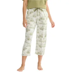 Pantalones cortos de punto con bolsillos de 100% algodón de mujer