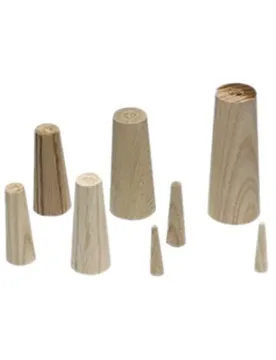 Wooden Plug Set Brown 9 pcs unisex - Plastimo - FashionsVida