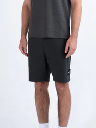 Mens Ryan Premium Zip Pockets Shorts In Grey Cotton - Size Large