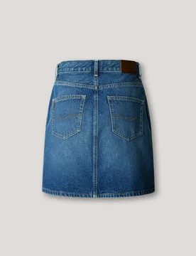 Falda vaquera de mujer corta fit regular - Pepe Jeans - FashionsVida