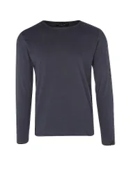 Langarmshirt blau M herren