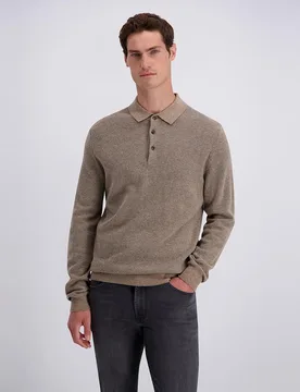 Polo de hombre modern fit punto jacquard M-L - Pierre Cardin - FashionsVida