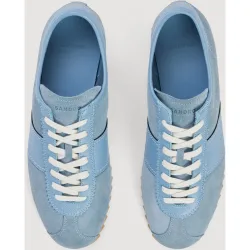 Zapatillas deportivas de hombre bajas de cuero y ante